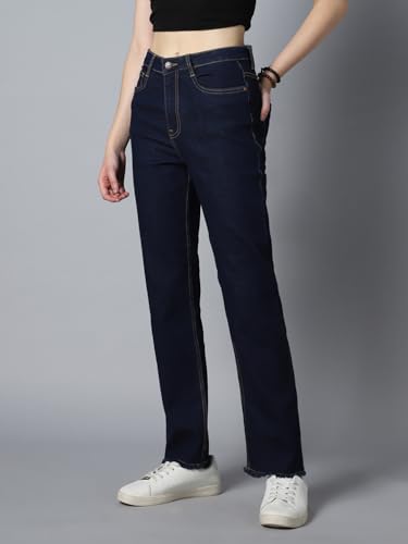 Image of HIGH Star Women's Straight Fit Mid Rise Jeans