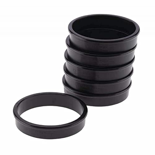 Matfer Bourgeat 346704 Exoglass - Anillos para tartas (plástico, color negro) Cover