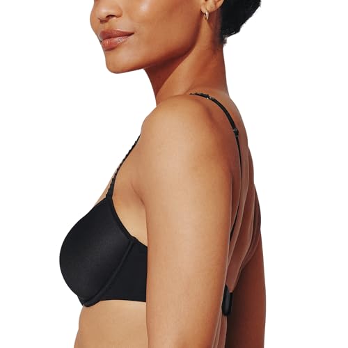 ThirdLove Classic T Shirt Bra, Tshirt Bras for Women, Everyday T-Shirt Comfort Bra, Smoothing for No-Show Lines, Underwire Support, Bras for Women Black2