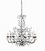 Currey and Company 9884 8 Light Crystal Bud Chandelier, Cupertino Finish
