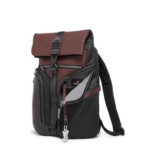 Image of Tumi Mens Logistics Flap Lid Backpack Oxblood One Size