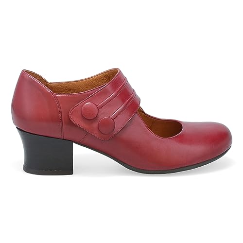 Miz Mooz Fayth Women's Retro Inspired Heels Bordeaux2