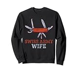 8.5 oz, Klassisch geschnitten Schweizer Ehefrau  Geschenk für Schweizerin Sweatshirt