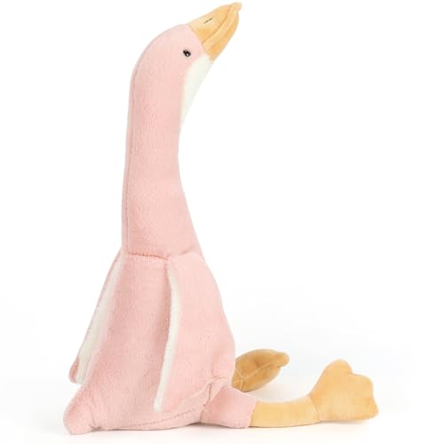 Goose Stuffed Animal - Swan Plush Toys, Soft Smooth Goose Plush Toys, Stuffed Goose Plushies Doll Hugging Pillow Gifts for Kids Birthday...