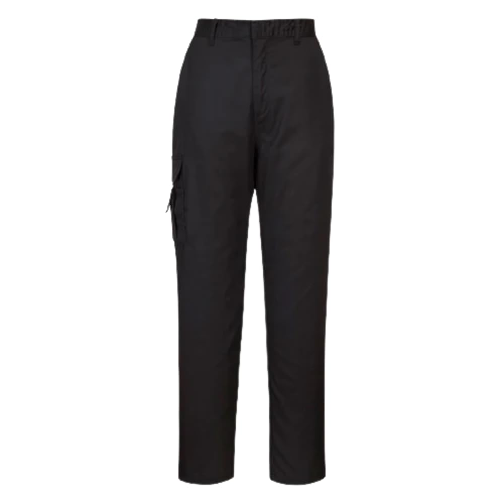 Portwest C099 Women's Combat Trousers Half Elasticated Waist Button Closure