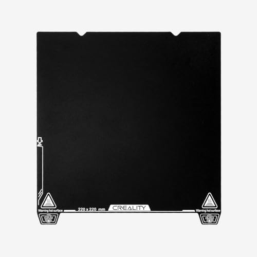 Creality Placa de Impresión Build Plate 235x235mm Plataforma de Construcción de Resina Epoxi, Placa Spring Steel Excelente Adherencia, Alta Resistencia y Al Desgaste para Ender-3 V3 SE/KE
