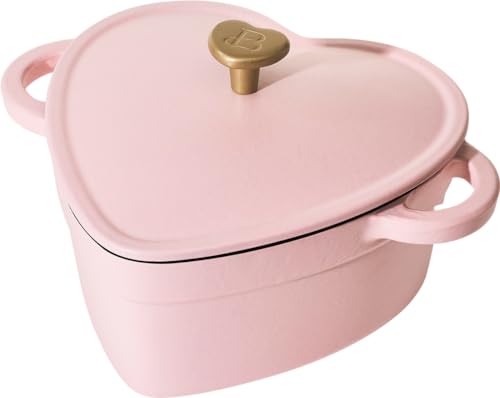 Beautiful 2 Quart Heart Shaped Dutch Oven Created By Drew Barrymore Champagne Pink