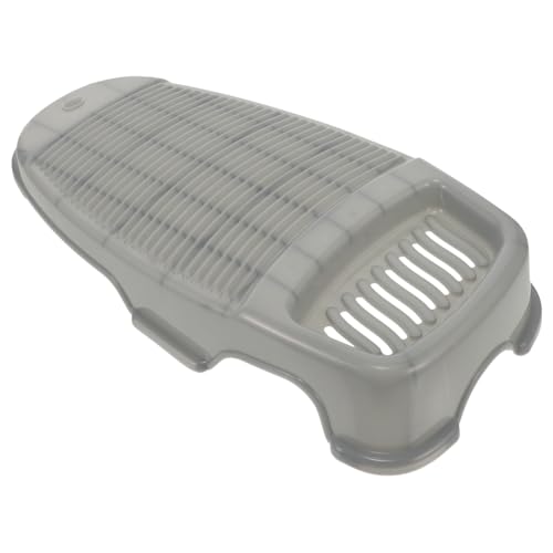 PERSELOSO 加厚防滑プラスチック洗濯板 鹸ホルダー付き 衣類手洗い用洗濯ボード 滑りにくく変形しにくい設計 簡単清掃 家用収納便利