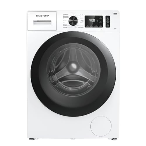 Lavadora Brastemp 9kg branca com Smart Sensor, Tira Manchas Pro e Motor Inverter - BNF09AB 220V