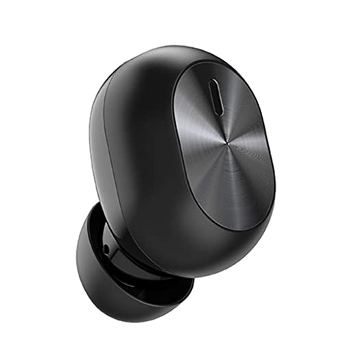 Image of Enakshi Single Bluetooth 5.0 Wireless Earbud with Mic | Lightweight Mini Earphone Headset for Sport & Sleeping | Comfortable Noise Cancelling Headphone Black
