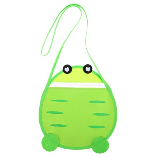 FRCOLOR Cartoon Beach Bag for Boy Girl Lightweight Portable Sea Toy Storage with Fun for Outdoor Adventures and Travel Essentials