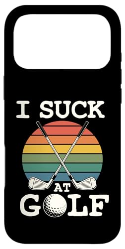 I Suck At Golf Loser Dad ȃW[N St X}zP[X iPhone 17 Pro Max p