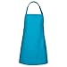 Fame Fabrics 83276 F10 3 Pocket Adjustable Neck Bib Apron, Turquoise