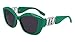 Price comparison product image Karl Lagerfeld KL6102S 300 Green Sunglasses Woman Iniettato, Modified Rectangle, 56
