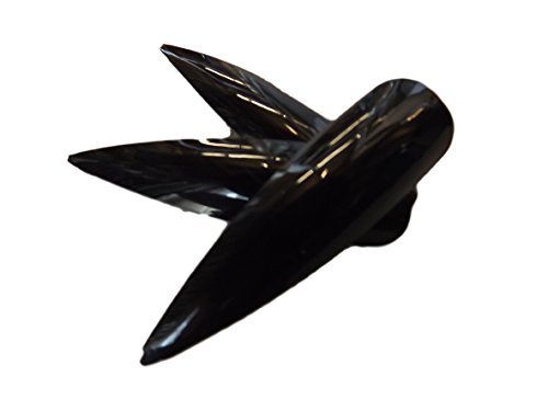 Fat-catz-copy-catz 50 x Calidad superior Falso largo Largo Cobertura completa Extremidad extrema Punta de punta Uñas postizas francesas, 10 tamaños diferentes (5 de cada tamaño) y pegamento pequeño