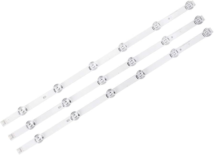 Kit 3 barre LED RETROILLUMINAZIONE compatibili con TV LG INNOTEK 32' - 6 LED per Barra AGF78399901 32LF5610 32LB580 - ricambio premium con biadesivo