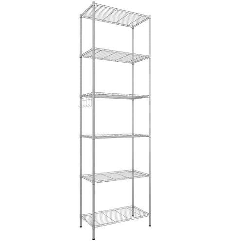 Himimi Estantería de Alambre de 6 Niveles