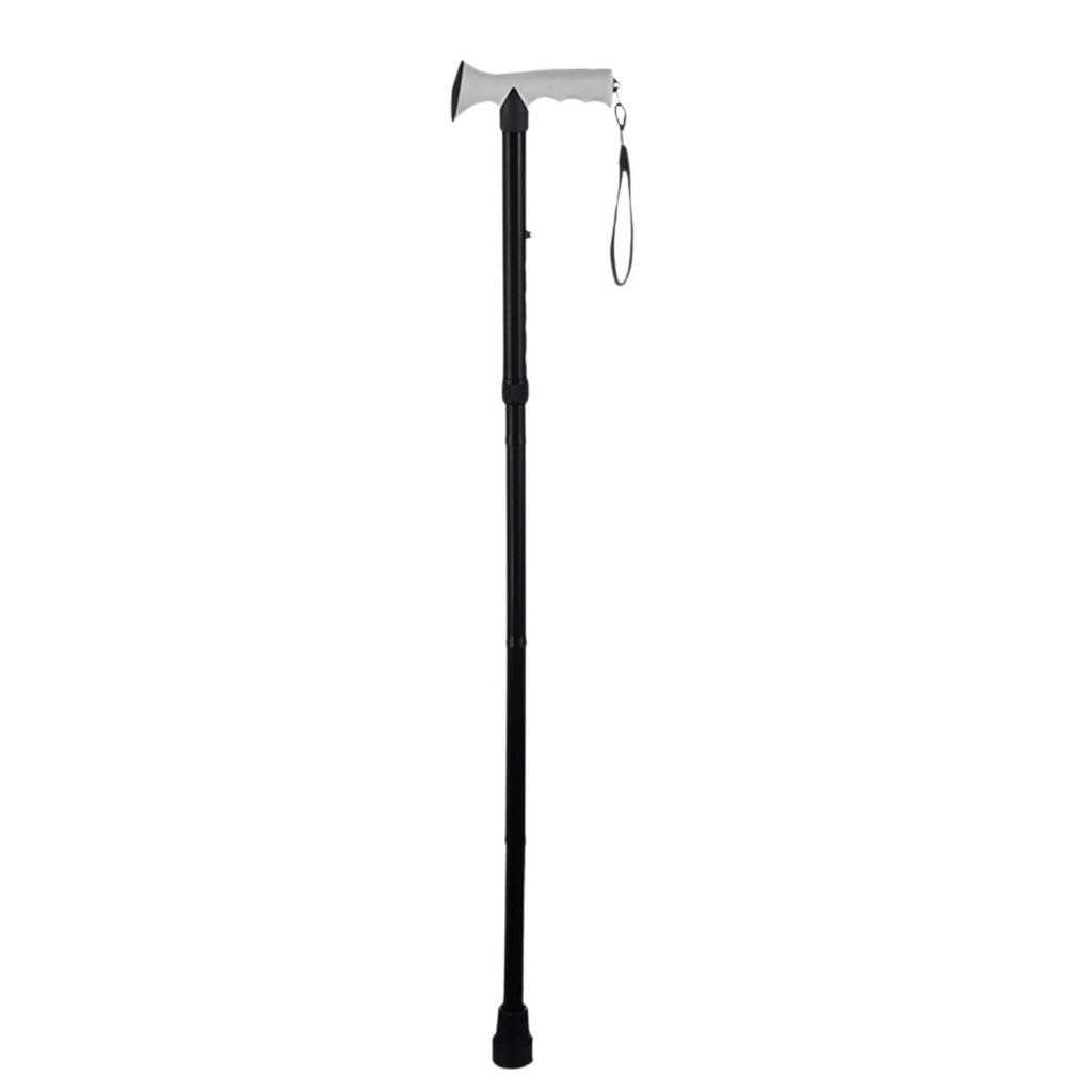 Foldable Trekking Pole with Wrist Strap Walking Pole Mountaineering Climbing White| Sports Equipment | Outdoor Sports Gear | Exercise Gear-image-49