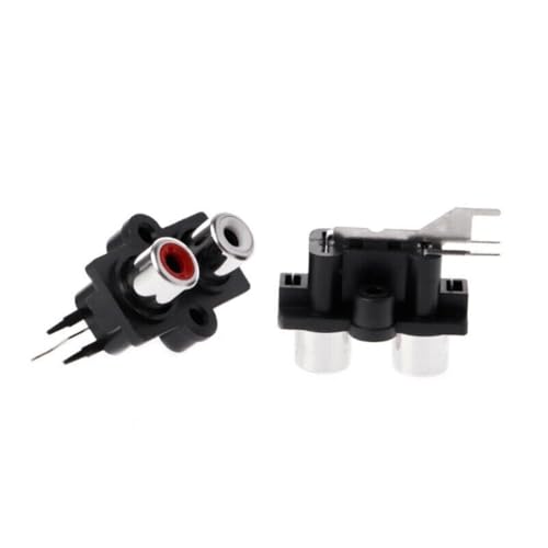 Conector hembra RCA para panel PCB 5 piezas miniatura 4