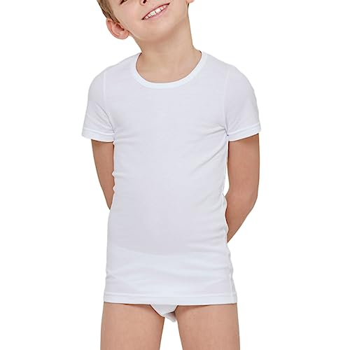 SalGiu Maglia Intima (6 Pezzi) 100% Caldo Cotone Bambino Ragazzo