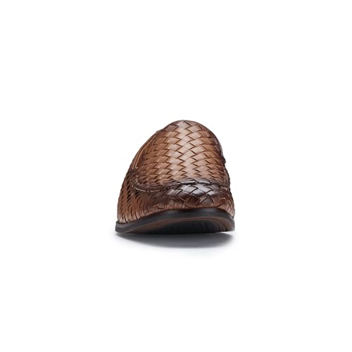 Image of Ferro Aldo Men's Dress Loafer Collection | Modern & Classic Slip-On Styles | Available in Suede, Woven, and Wholecut