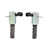 Engine Valve Variable Timing Solenoid Oil Control VVT Left Right for Toyota Camry Highlander Sienna Avalon Solara ES300 RX300 RX400h 3.0L 3.3L Replace 15330-0A010 15340-0A010 917-211 917-214 2PCS