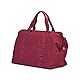 CHILDHOME, Mommy Bag, Wickeltasche, Mutterschaft, Reisetasche, Großes Fassungsvermögen-Wickelunterlage, Verstellbarer Schulterriemen, Unterteilung, Isoliertasche, Kofferdurchführung, Urban Bordeaux