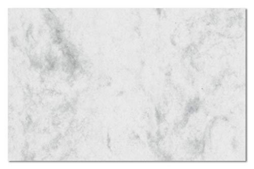 SIGEL DP742 100 Cartes de visite 3C, découpe lisse des bords, 8,5 x 5,5 cm, marbre gris