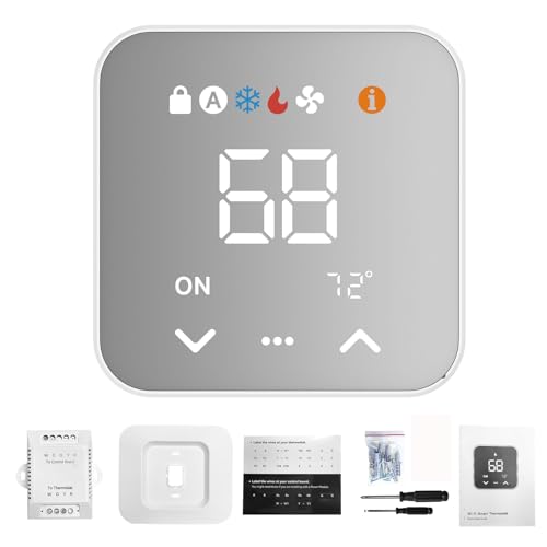 WiFi Smart Thermostat for House C-Wire Adapter,