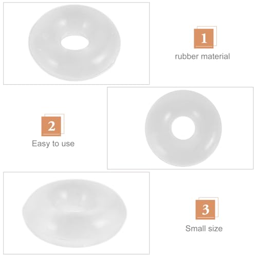 HEALIFTY 80Pcs Silikon-Gummi-Stopper für Schlangenkette Verwendung allein oder mit Clip Lock Spacer Charm für Charm-Armbänder