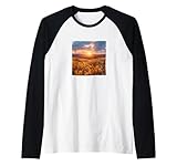 Mimosa Flower Field Beautiful Sunset Merch