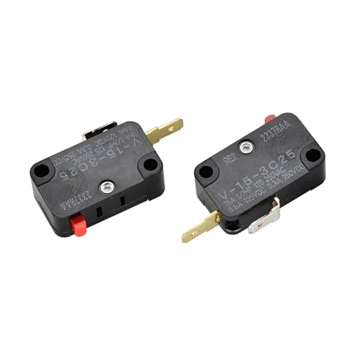 2 uds interruptor de puerta de microondas SZM-V16-FA-63 SZM-V16-FD-63 3B73362F PS3522738 SZMV16FA63, Compatible con LG, horno microondas