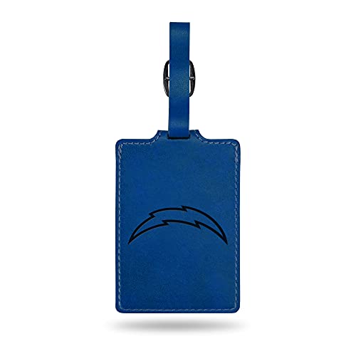 Étiquette de bagage NFL Los Angeles Chargers en daim bleu Rico Industries