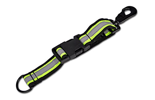 Lightning X Alça de luva de nylon balístico resistente, tamanho ajustável, fita refletiva para acess