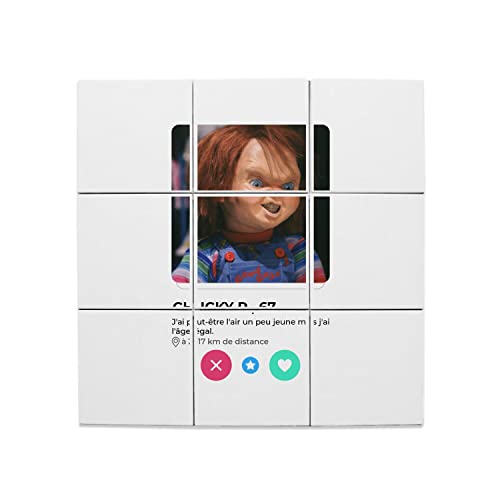 Carreaux céramique Chucky 20x20 faïence murale déco originale lot de 9