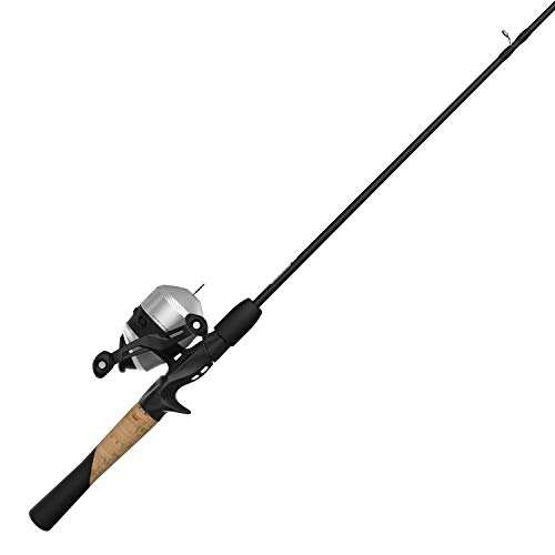 Zebco 33 Spincast Reel and 2-Piece Fishing Rod Combo, Quickset Anti-Reverse Fishing Reel