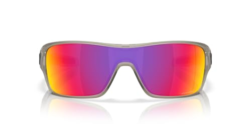 Oakley Sunglasses for Men - OO9307 Turbine Rotor Rectangular Sunglasses PRIZM Lenses - Matte Trans Grey Ink/PRIZM Road - Size 32