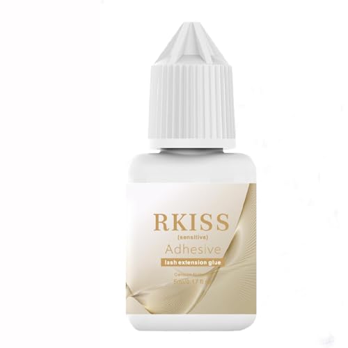 Rkiss RKISS001 Eyelash Extension Glue Cluster Lash Glue Waterproof No Irritation Strong Hold 2-3Weeks Long Lasting2 Sec Drying Time cover