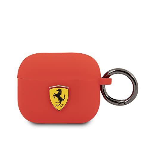 Ferrari FEA3SILRE Coque de Protection en Silicone pour AirPods 3 Czerwony/Rouge