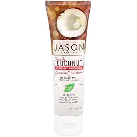 Jason Coconut Whitening Toothpaste with Strawberry and Pineapple Cover