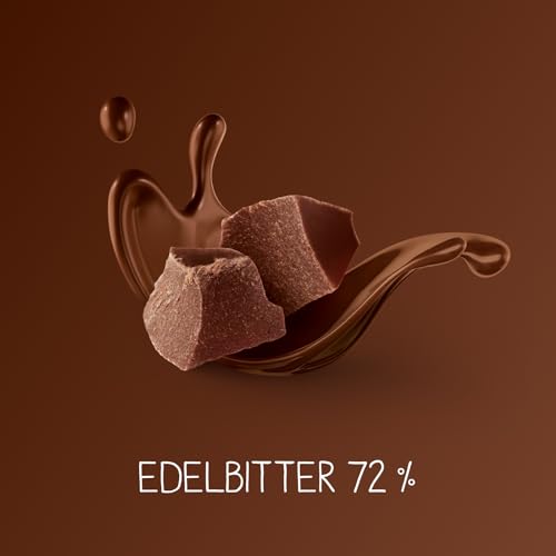 merci Tafelschokolade Edelbitter 72 % – 1 x 100 g – Feinste Täfelchen aus Edel-Bitterschokolade – Schokolade in Goldpapier verpackt 4