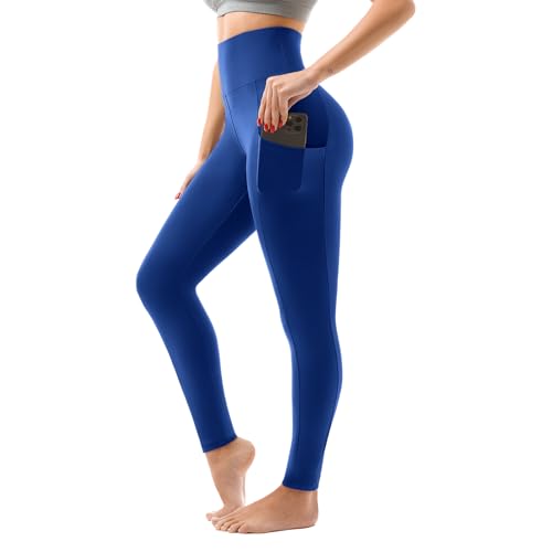Image of SINOPHANT High Waisted Leggings with Pockets Women, Full Length Capri Buttery Soft Stretchy Yoga Pants