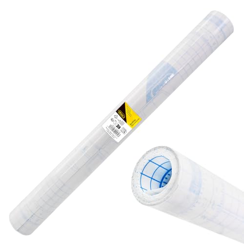 Idena 20169 - Film autocollant transparent pour livres, 1 rouleau 10 m x 45 cm, couverture en...