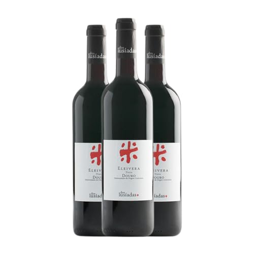 Dos Lusíadas Eleivera Tinto Touriga Nacional Douro 75 cl Vino tinto (Caja de 3 Botellas de 75 cl)