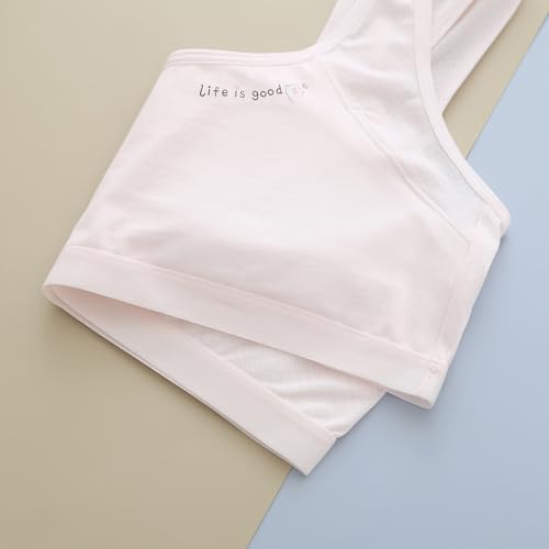 Ruby&Tang Training Bras for Girls 7-10 Seamless First Girls Bras 10-12 Years Old Sports Bras Breathable Comfort-Pack of 34