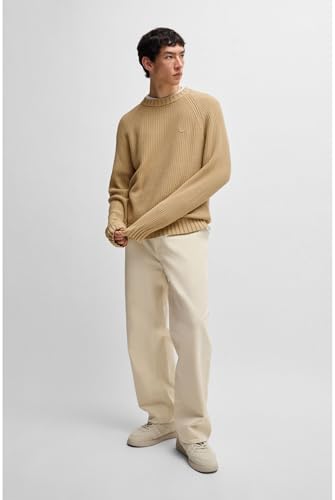 HUGO Men's Ribbed Regular Fit Knit Sweater2