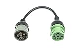 My20 ELD 6 Pin/9 Pin Adapter Cable (J1708-J1939)