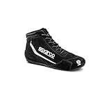 Kartstiefel Sparco Unisex Slalom Boots 2022 Größe 42 Schwarz Bootsschuh, Standard, EU