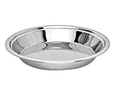 Vinod Stainless Steel Heavy Parat for Dough Flour Kneading, Small - 30.5 Cms