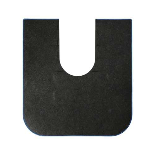 Protector de inodoro en U con cobertura extendida para evitar fugas 5